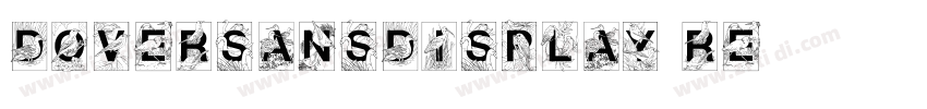 DoverSansDisplay Re字体转换